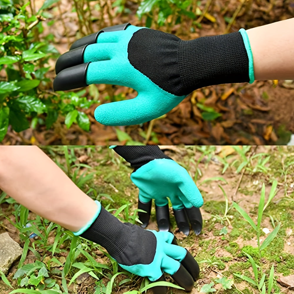 Garden Gloves With Claws for Women and Men, Yard Work Safe Gloves