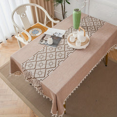 Chinese Style Waterproof Tablecloth for Picnics and Home Decor