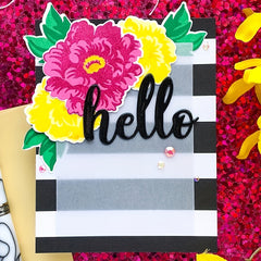 Word Hello Metal Cutting Dies for Card Making Scrapbooking DIY