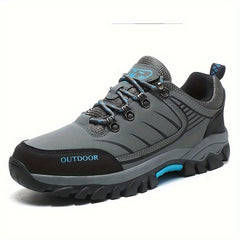Men's Low Top Hiking Boots Non Slip Lace Up Durable Shoes
