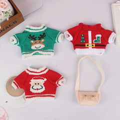 Mini Christmas Doll Costume Sweater Gift for Doll House