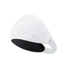 Men's Sports Elastic Headband - Sweat Absorbent & Breathable