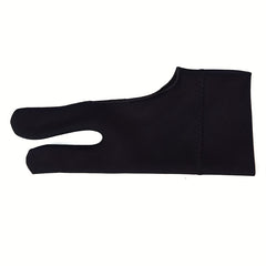 Drawing Gloves for Women & Men Two Fingers Right Left Hand Black