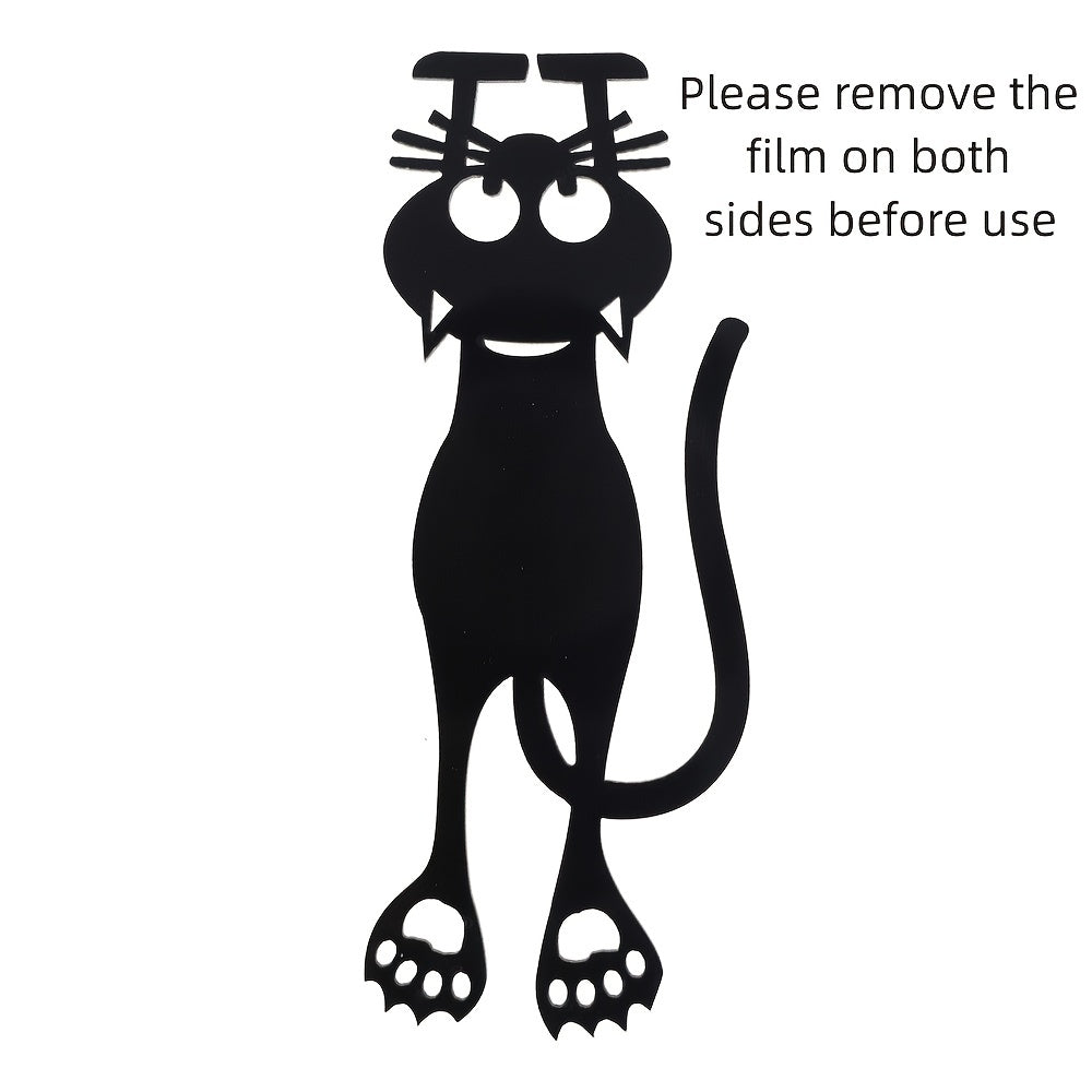 Hollow Out Little Cat Bookmark Acrylic Bookmark Creative Cat Label