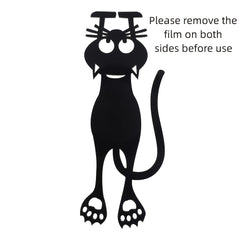 Hollow Out Little Cat Bookmark Acrylic Bookmark Creative Cat Label