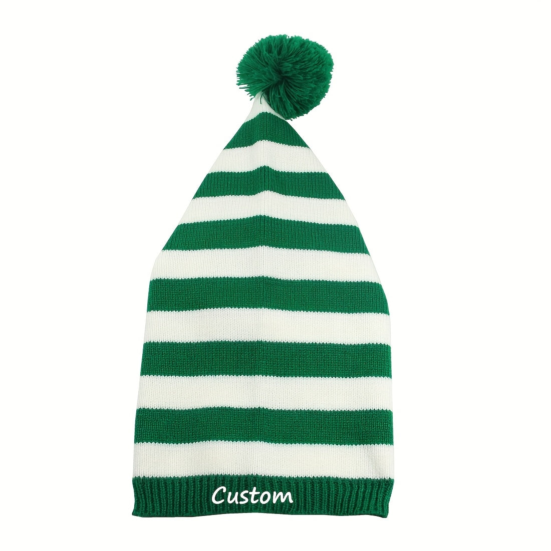 Personalized Christmas Knitted Hat with Custom Embroidery