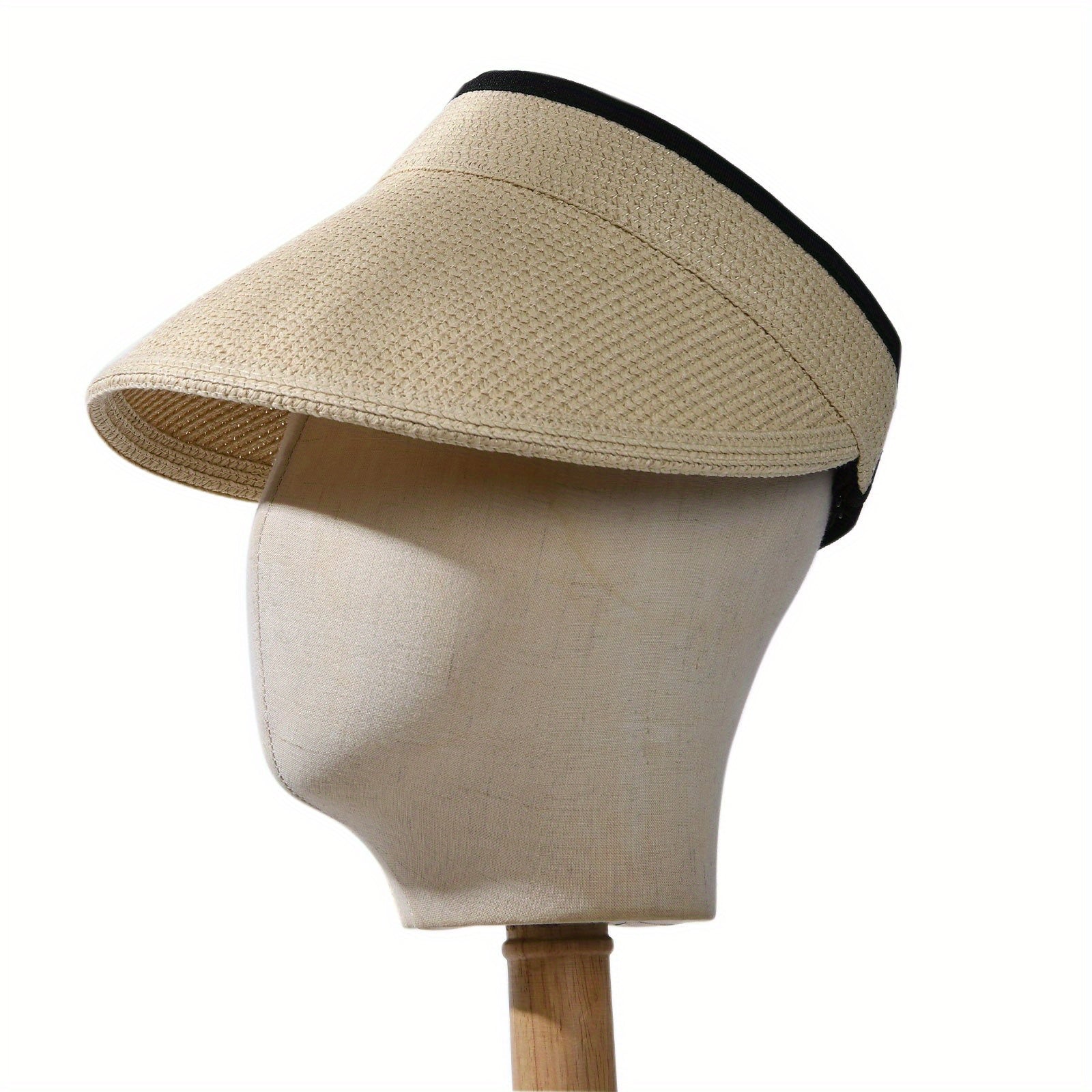 Sun Straw Hats Sun Visor Wide Brim Beach Hat Summer Packa