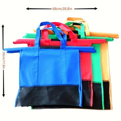 4 Reusable Grocery Bags Foldable Eco Friendly Shopping Totes