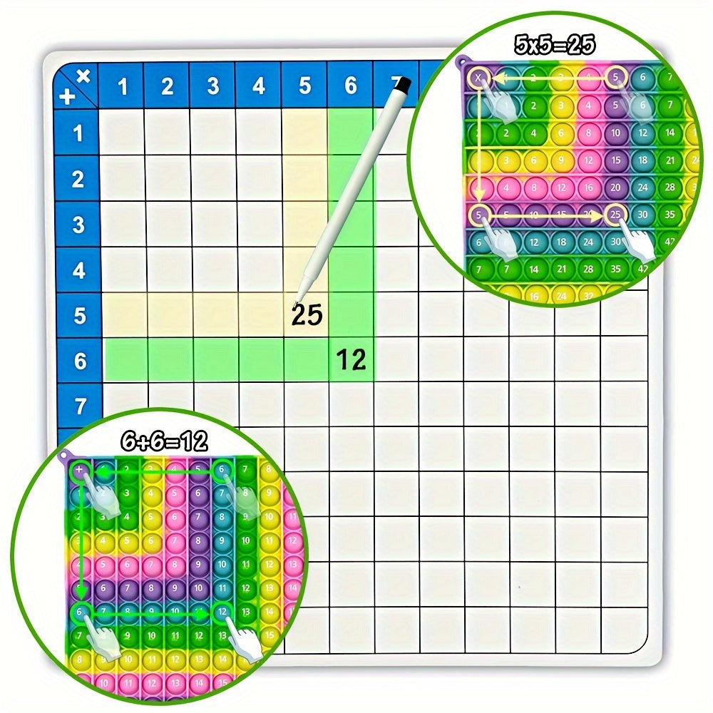 Legendstar Math Practice Set with Multiplication & Addition Popper Toys