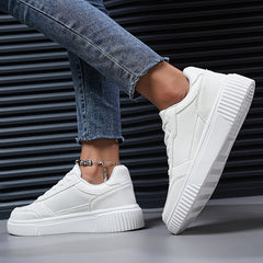 Women's Minimalist Solid Flat Shoes Casual Low Top Sports Shoes