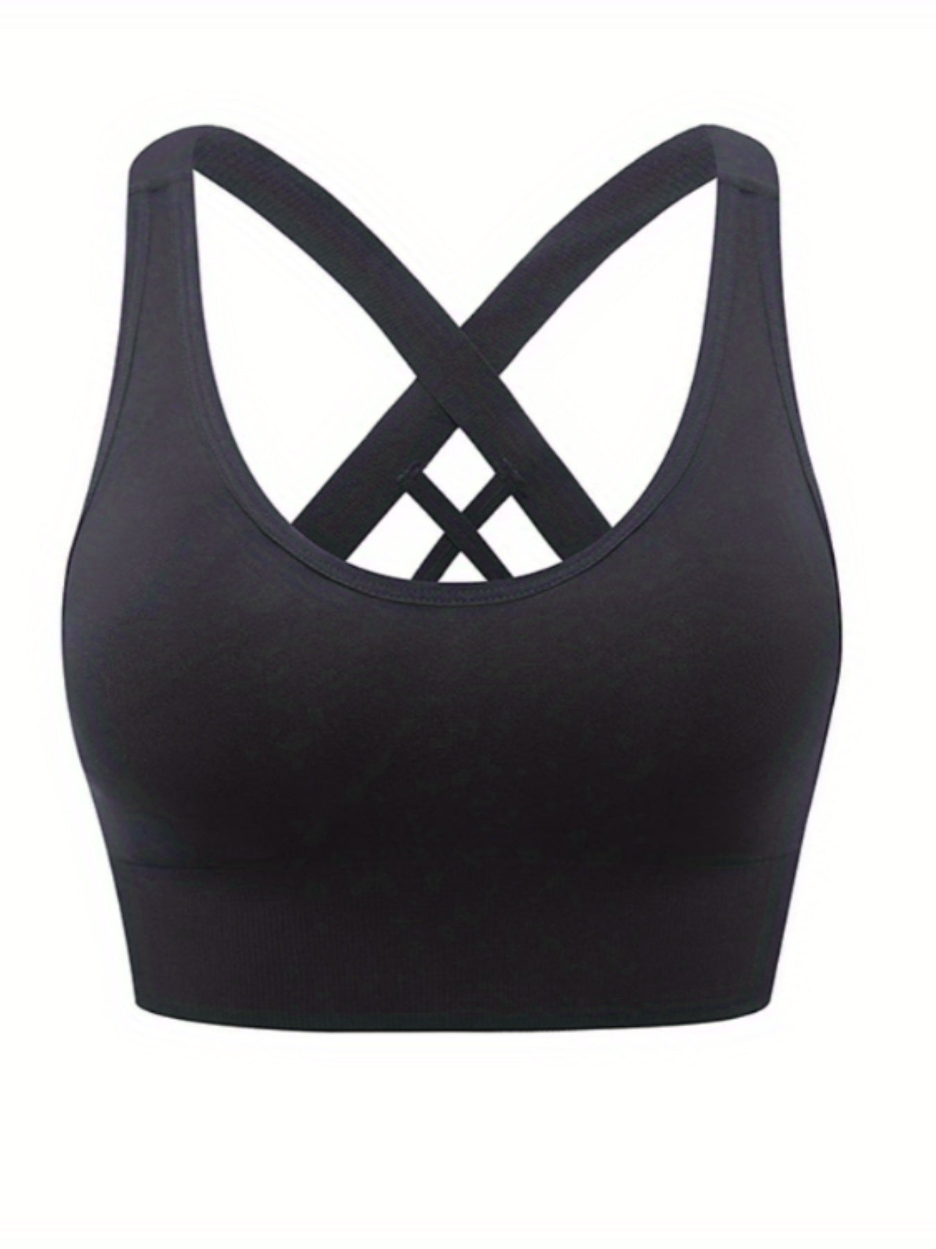 Criss Cross Back Sports Bra for Women