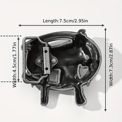 Retro Hollow Out Belt Buckle Western Cowboy Cowgirl Accessories