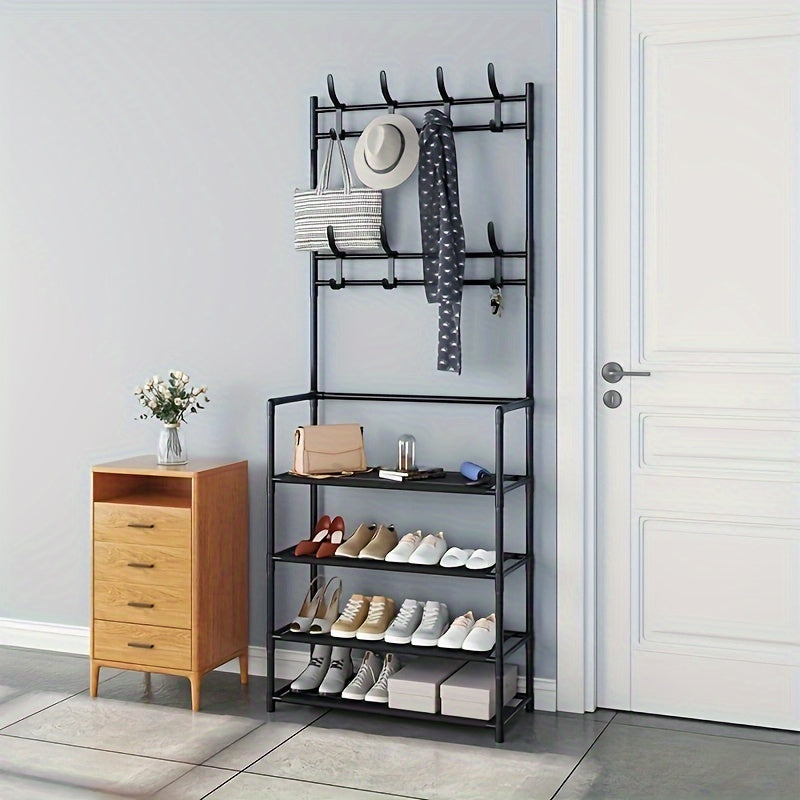 1pc 59 Reinforced Shoe And Hat Rack Coat Rack Shoe Rack Storage Rack