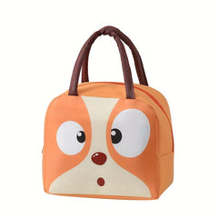 Cartoon Bento Bag Thick Insulated Waterproof Aluminum Film Zipper Storage Bag
