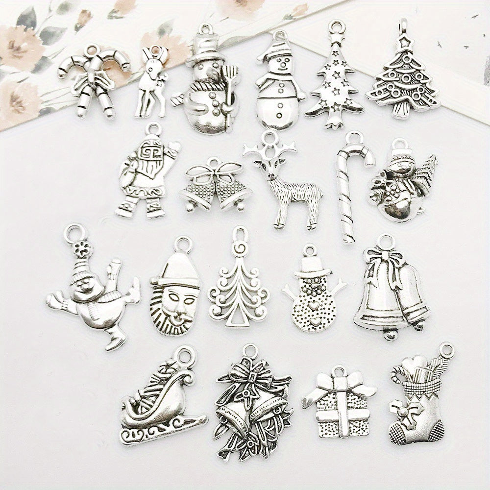 20pcs Tibetan Silver Metal Charms Pendants for Jewelry Making