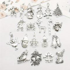20pcs Tibetan Silver Metal Charms Pendants for Jewelry Making