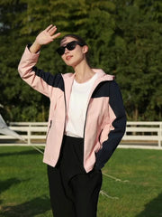 Outdoor Jacket for Spring & Autumn Trekking - Stay Dry & Stylish