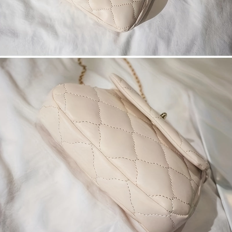 Cloud Quilted Crossbody Bag Chain Shoulder Bag Small Flap Purse