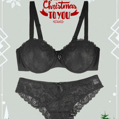  Sexy Lace Push Up Bra & Panty Set