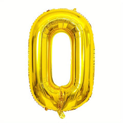 40in Golden Number 0-9 Aluminum Film Balloon Birthday Party Wedding Decor