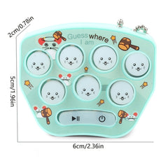 Pocket Mini Whack a mole Game Console with Keychain