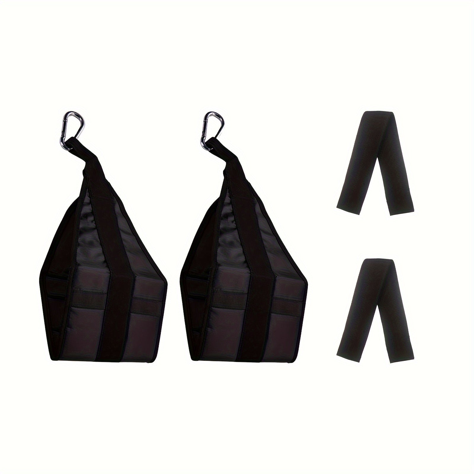 Unisex Hanging Ab Straps Padded Arm Support For Pull Up Bar