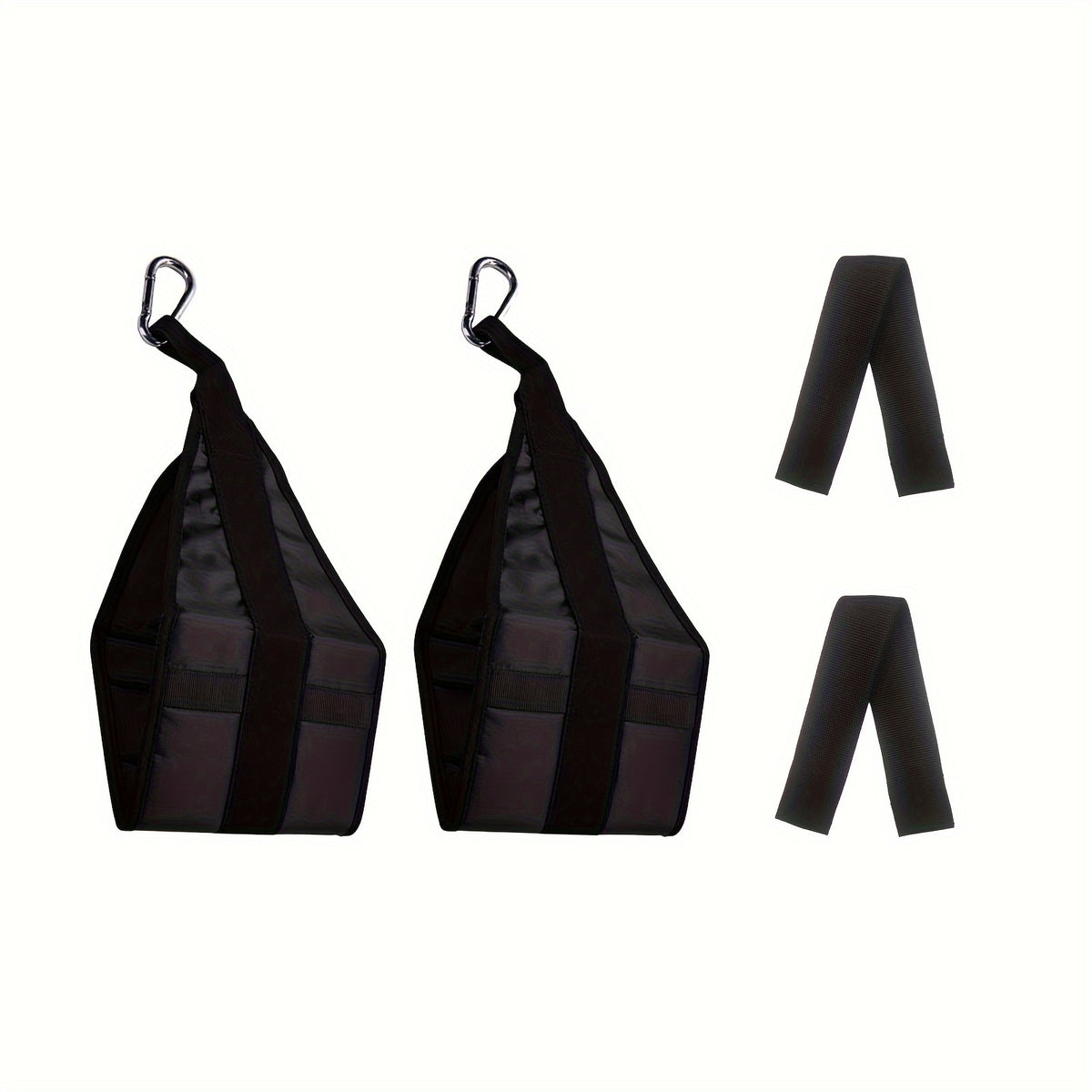Unisex Hanging Ab Straps Padded Arm Support For Pull Up Bar