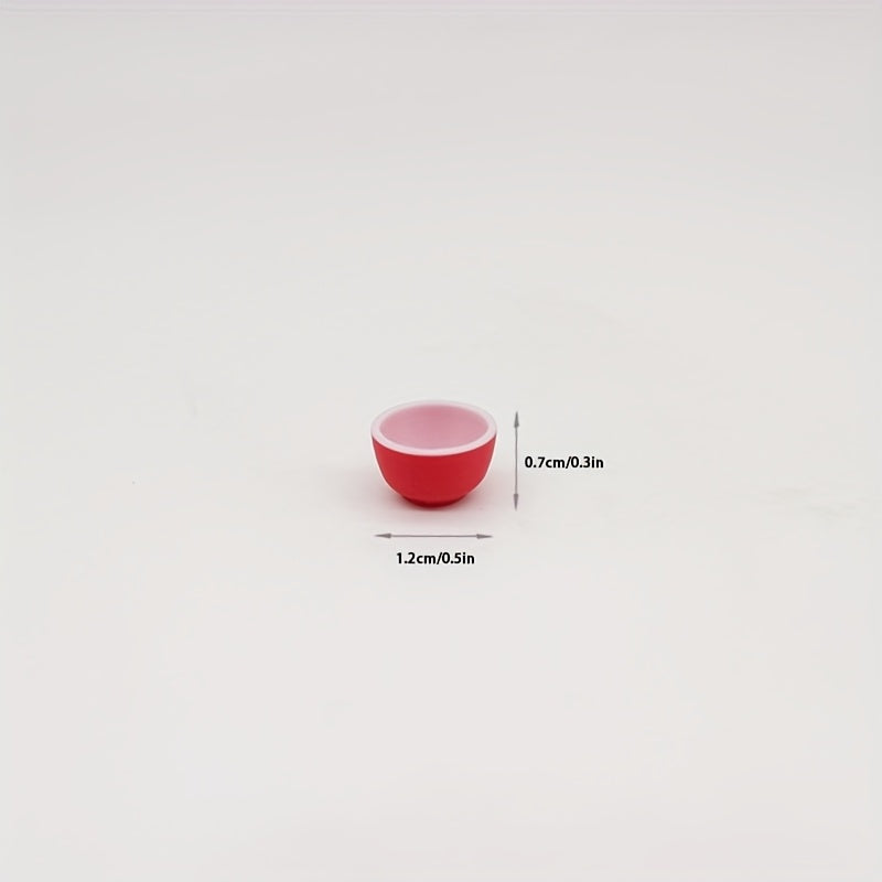 Mini Tableware Pocket Bowl Rice Bowl Playhouse Toy Food