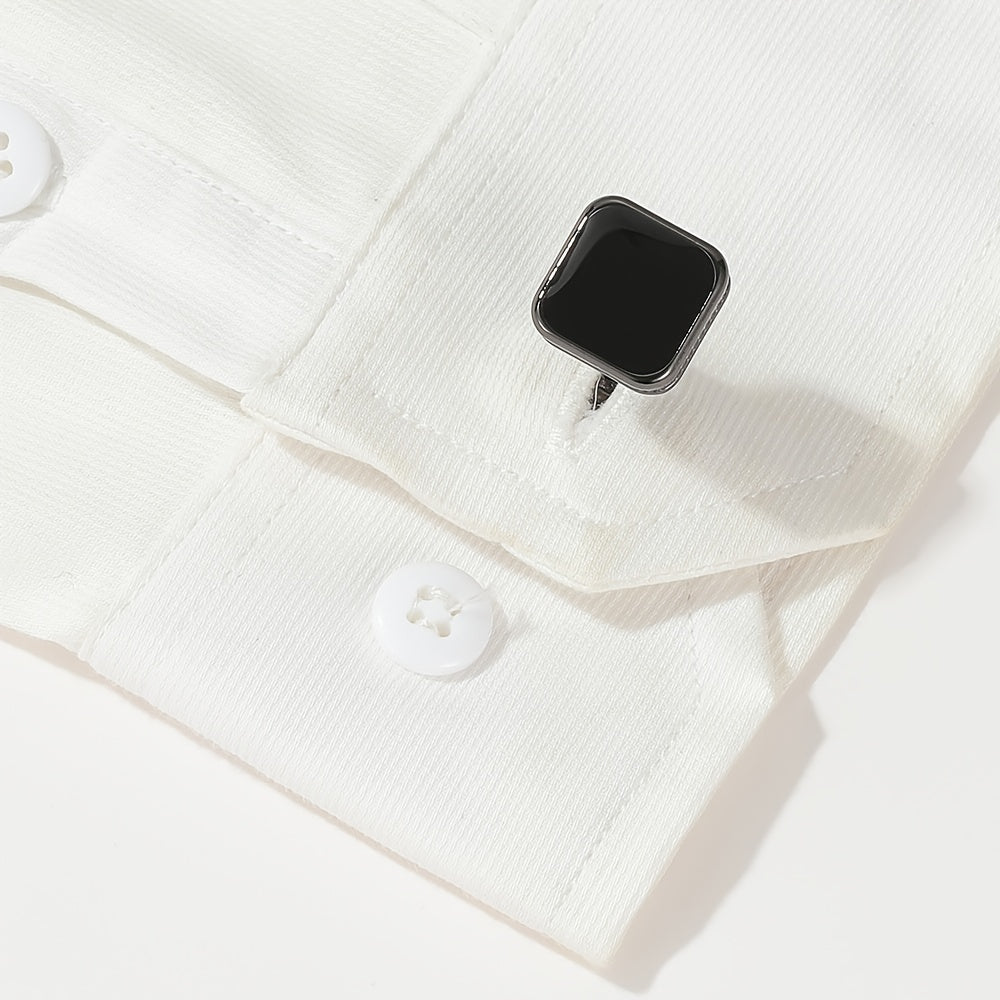 Square Drop Oil Shirt Sleeve Nails - 4 Colors