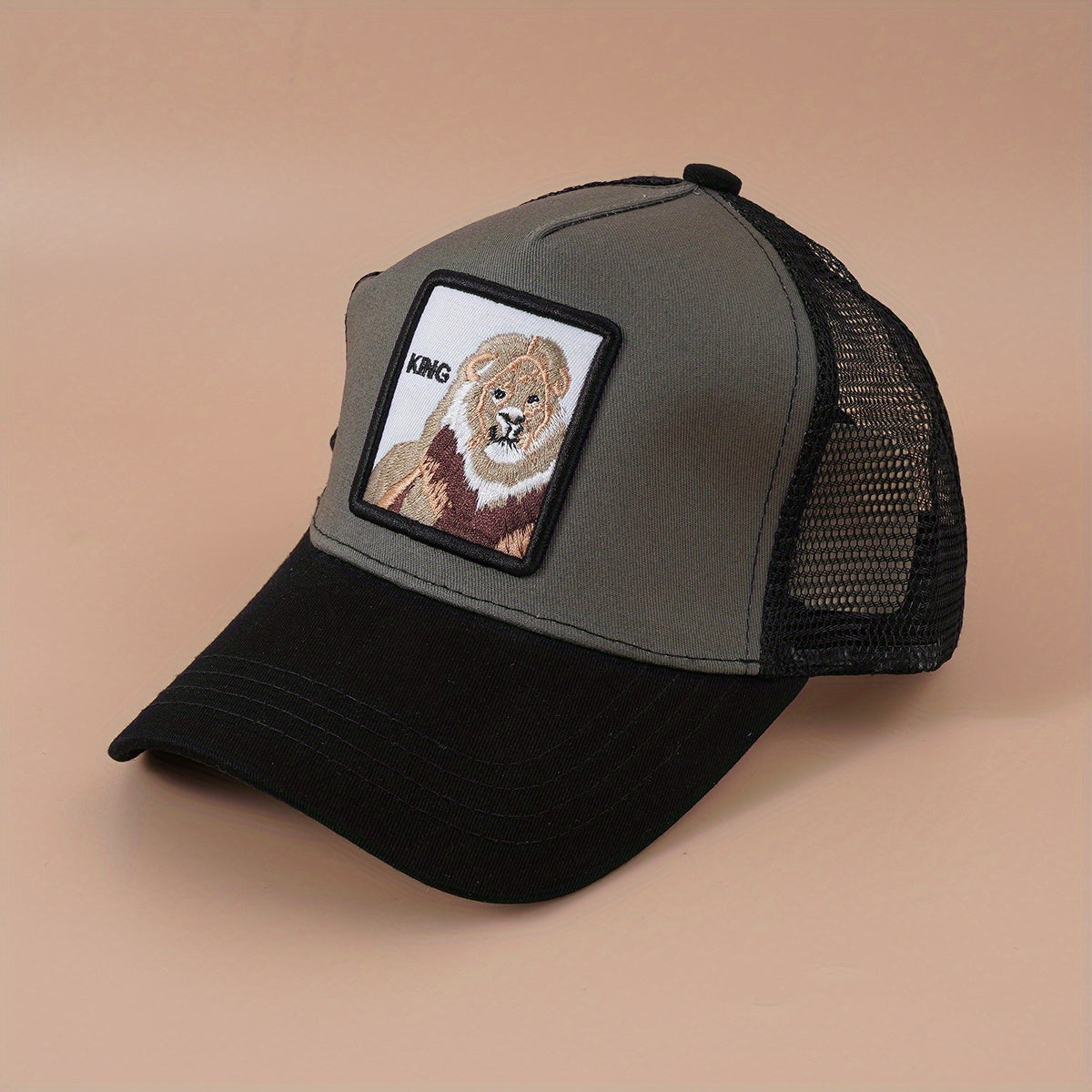 Mesh Breathable Trucker Hat Cartoon Patch Baseball Cap Women