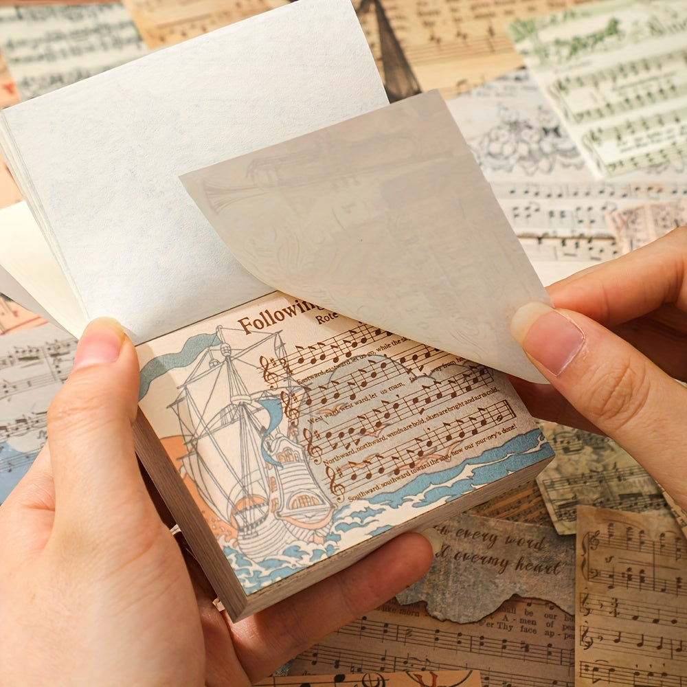 Vintage Music Sound Paper Sheets for DIY Journaling