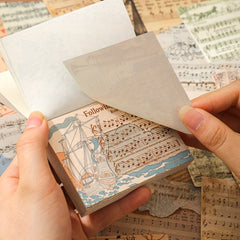 Vintage Music Sound Paper Sheets for DIY Journaling