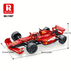 Reobrix 11007 Red RC Building Blocks Car Toy