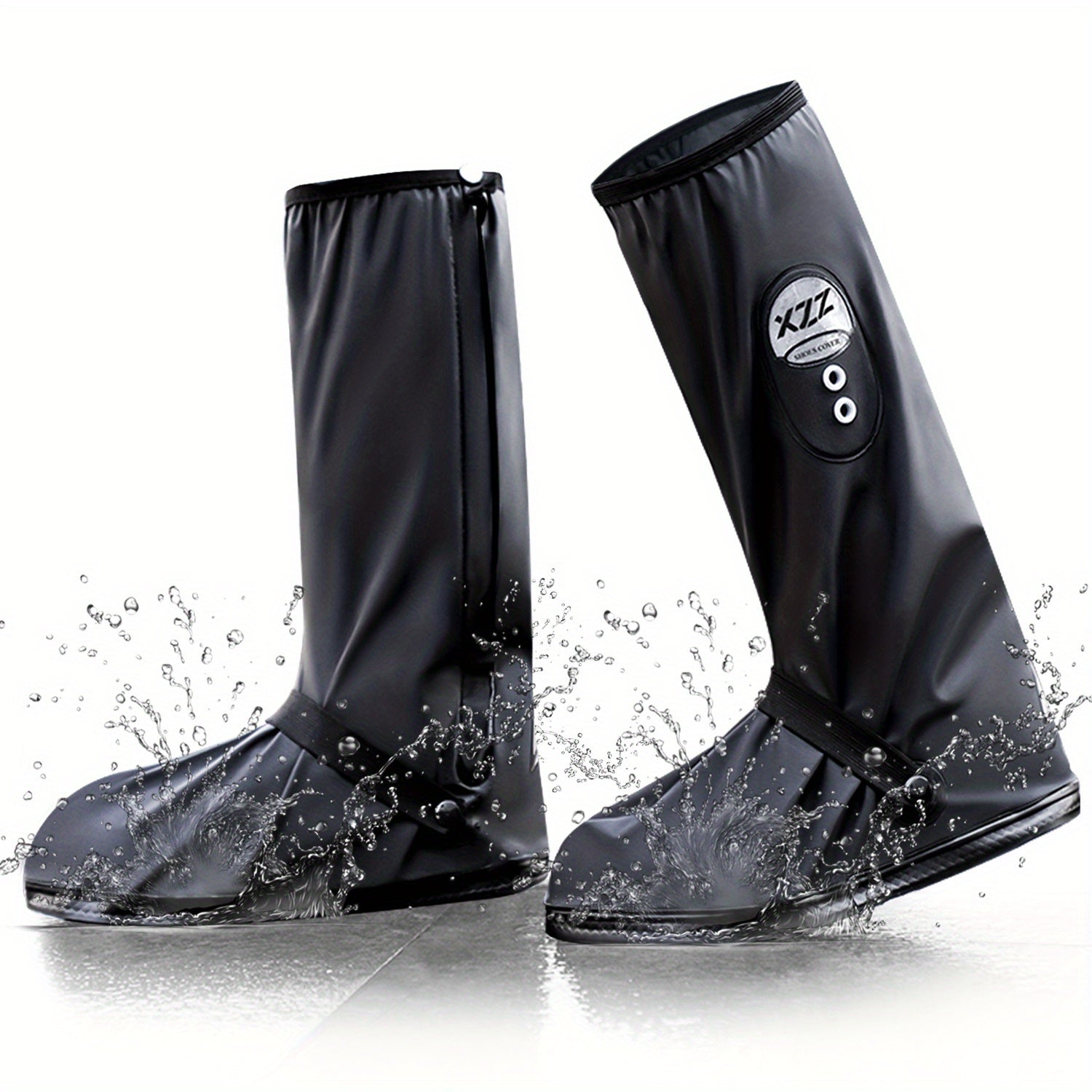 Waterproof Shoe Covers with Reflectors for Men and Women
