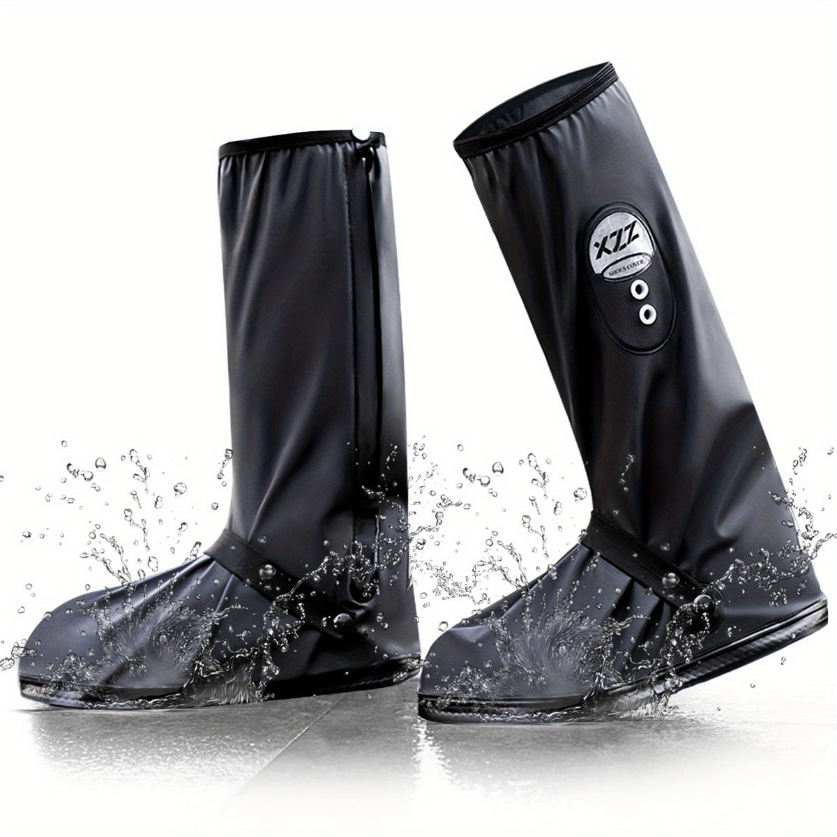Waterproof Shoe Covers with Reflectors for Men and Women