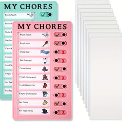 Checklist Boards Daily Schedule To Do List Board Plastic Chore Chart