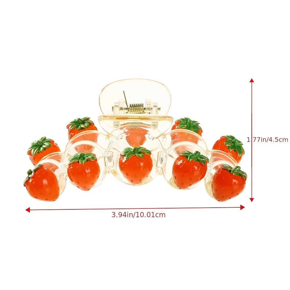 Fruit Pattern Large Hair Claw Acrylic Hair Accessories