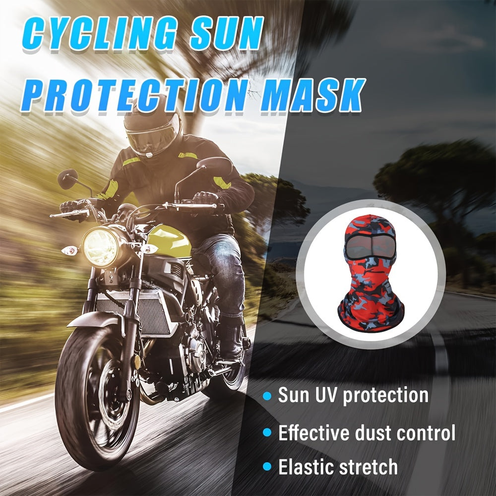 Summer Outdoor Sports Cooling Face Mask Bicycle Motorcycle Riding Headgear