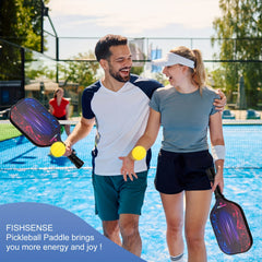 Pickleball Paddle Set + Balls + Overgrips + Carry Bag - Outdoor Training