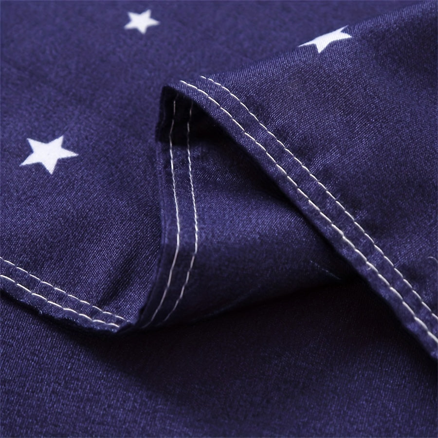 Starry Sky Duvet Cover Set Soft Comfortable Breathable Bedding Set