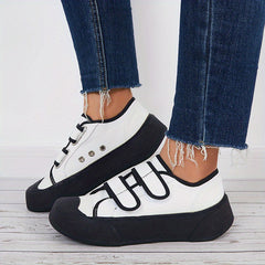 Women's Breathable Walking Shoes Hook & Loop Fastener Casual Sneakers