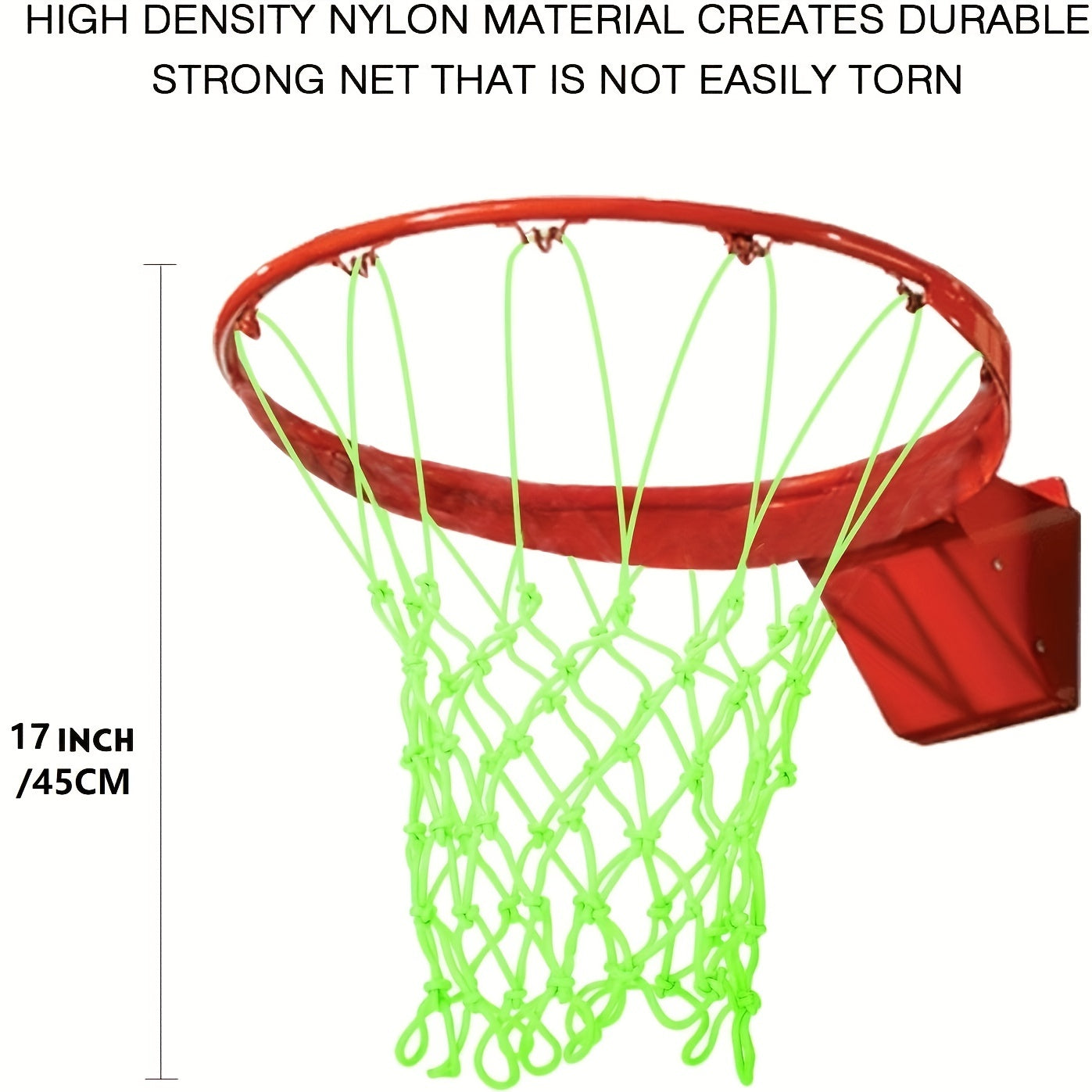 Glow in the Dark Basketball Net - Illuminate Your Game