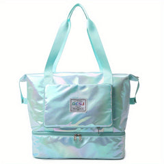Stylish Laser Travel Luggage Handbag Lightweight Versatile Sports Bag