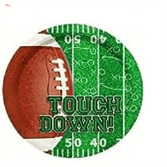 Football Party Supplies - Touchdown Plates & Napkins Set