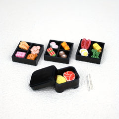 Japanese Bento Box Scene Decor Miniatures for Dollhouses