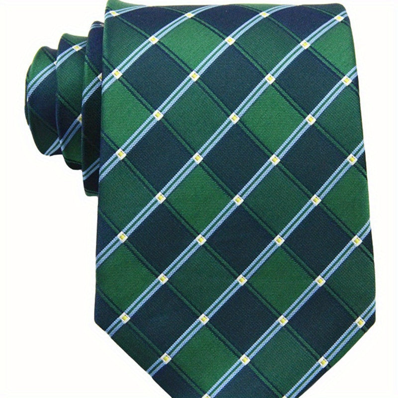 Men's Classic Plaid Necktie Business Party Wedding Dress Tie