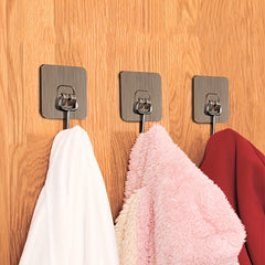 5pcs Wall Hooks Large Size Punching Hook For Kitchen Room