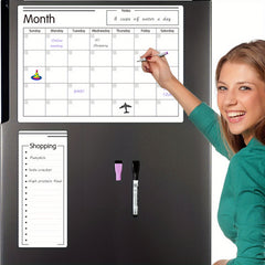 Magnetic Dry Erase Calendar For Fridge Monthly
