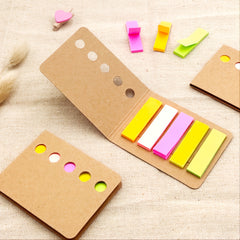Cow Leather Sticky Note Set 120 Sheets