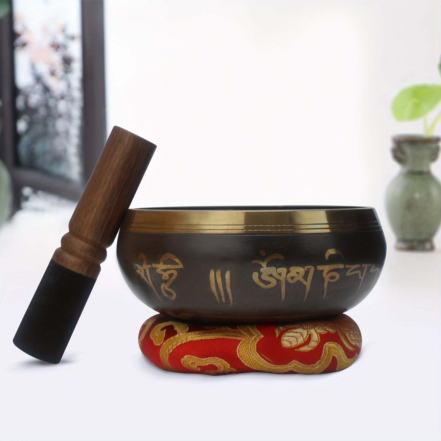 5.5" Handcrafted Singing Bowls Set for Yoga Meditation - Nepal